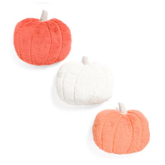 Rachel Ashwell Pumpkin Shaped Pillows Set TikTok - Picture 1 of 5
